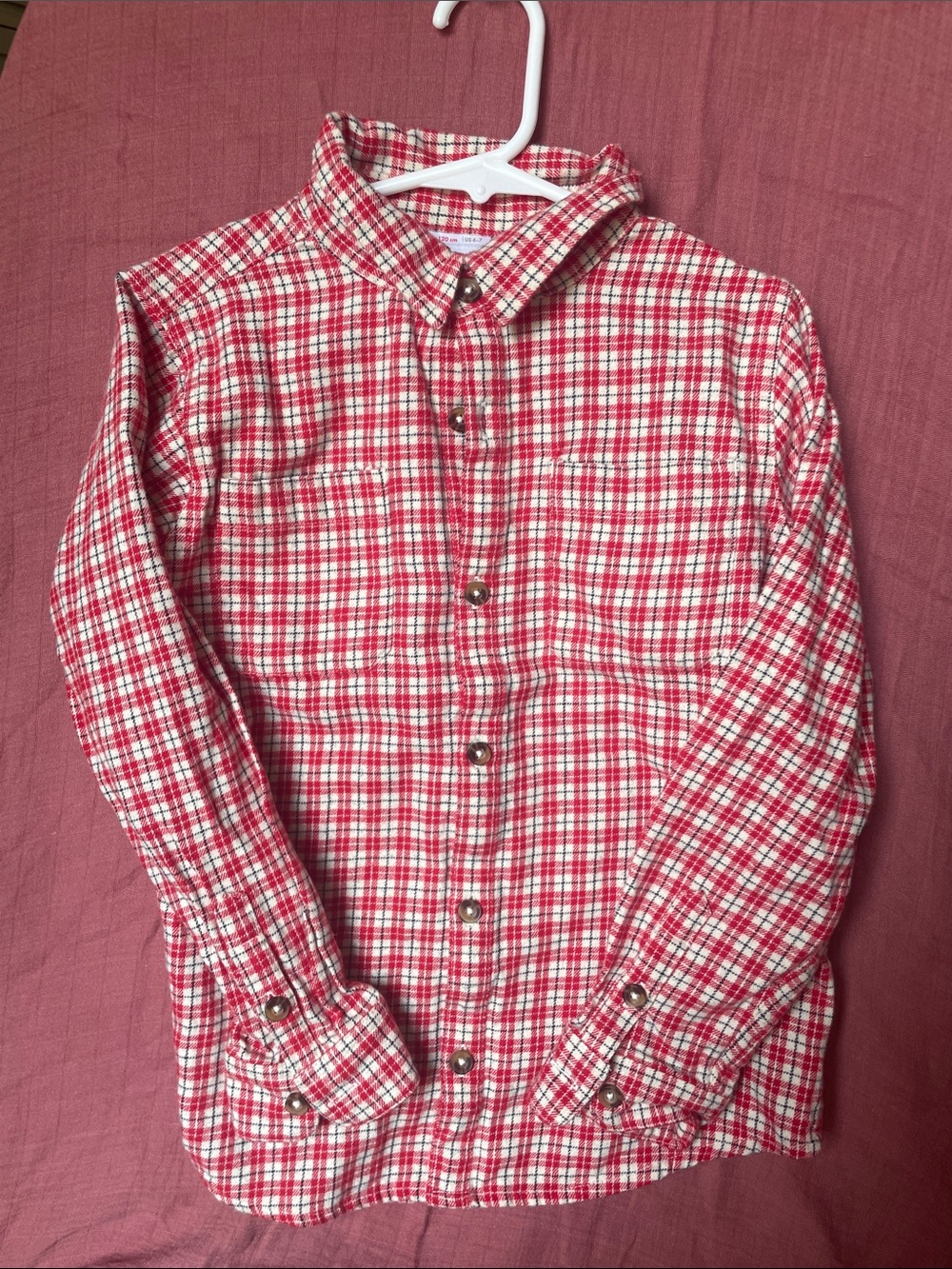 Hanna Andersson kids Red Plaid Flannel
